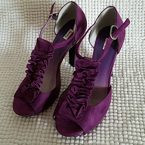Alserboyer Shoes - New never used purple high heels sandals size 8
